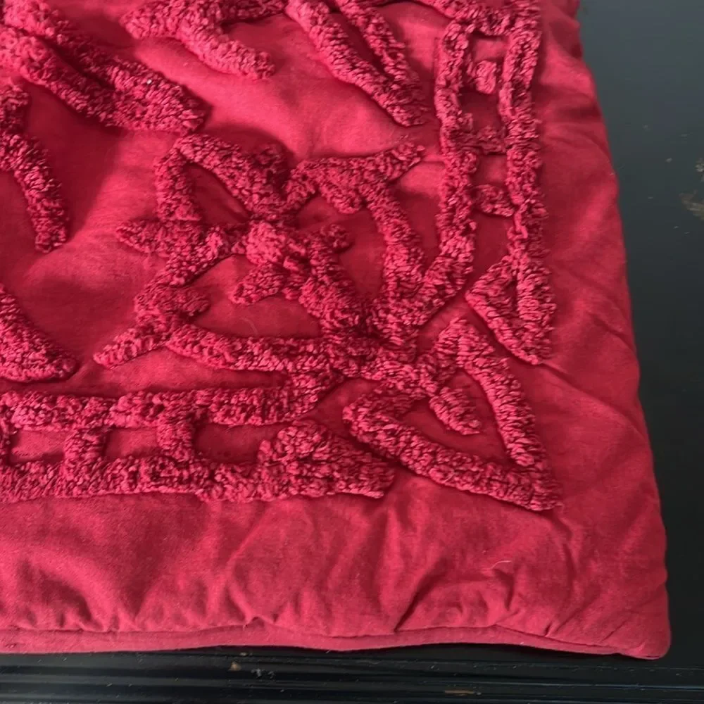 Pottery Barn Red Euro Sham